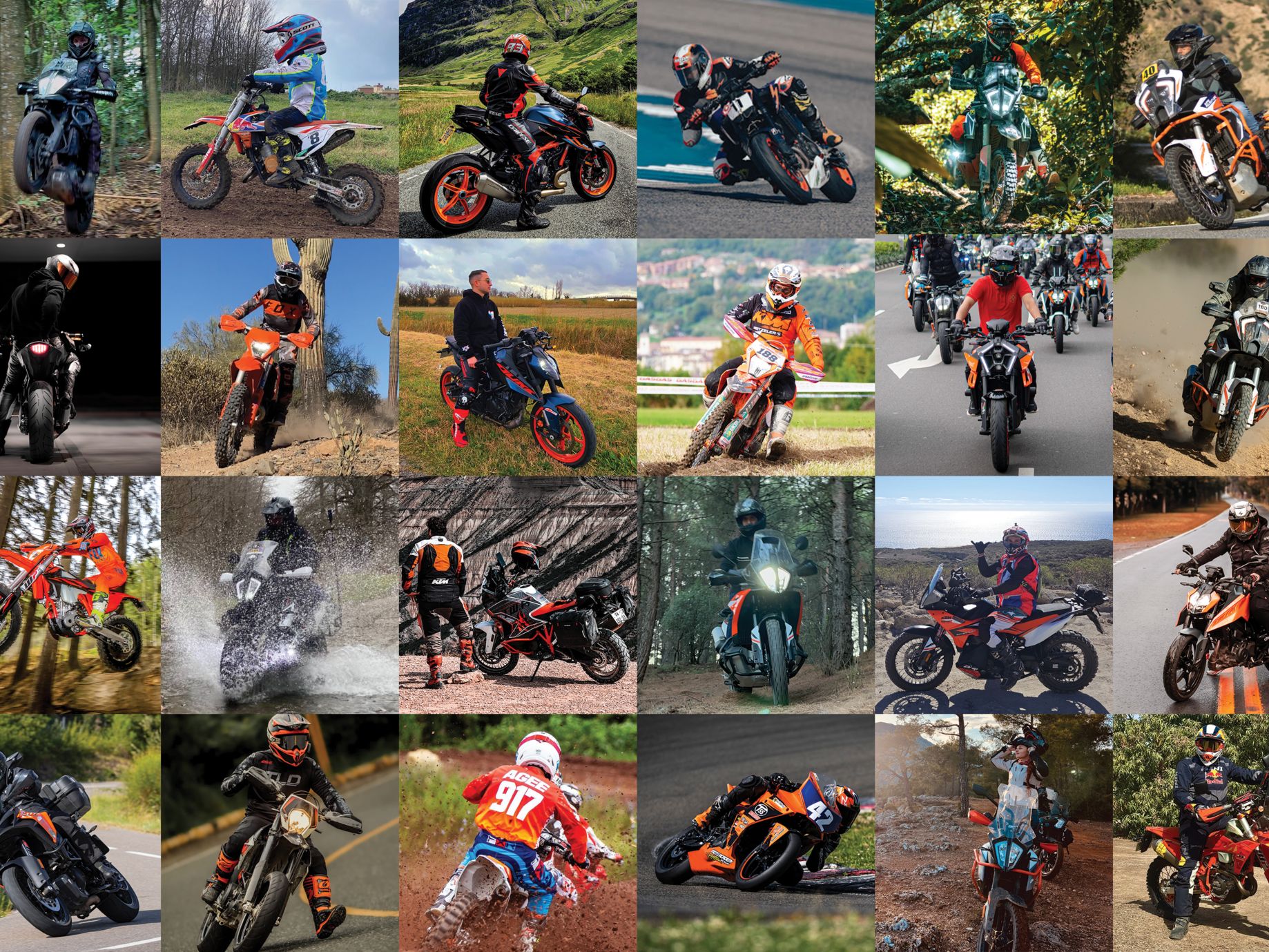 Spare parts 950 Adventure S ADV ORG SM BLK 防ご Super Enduro